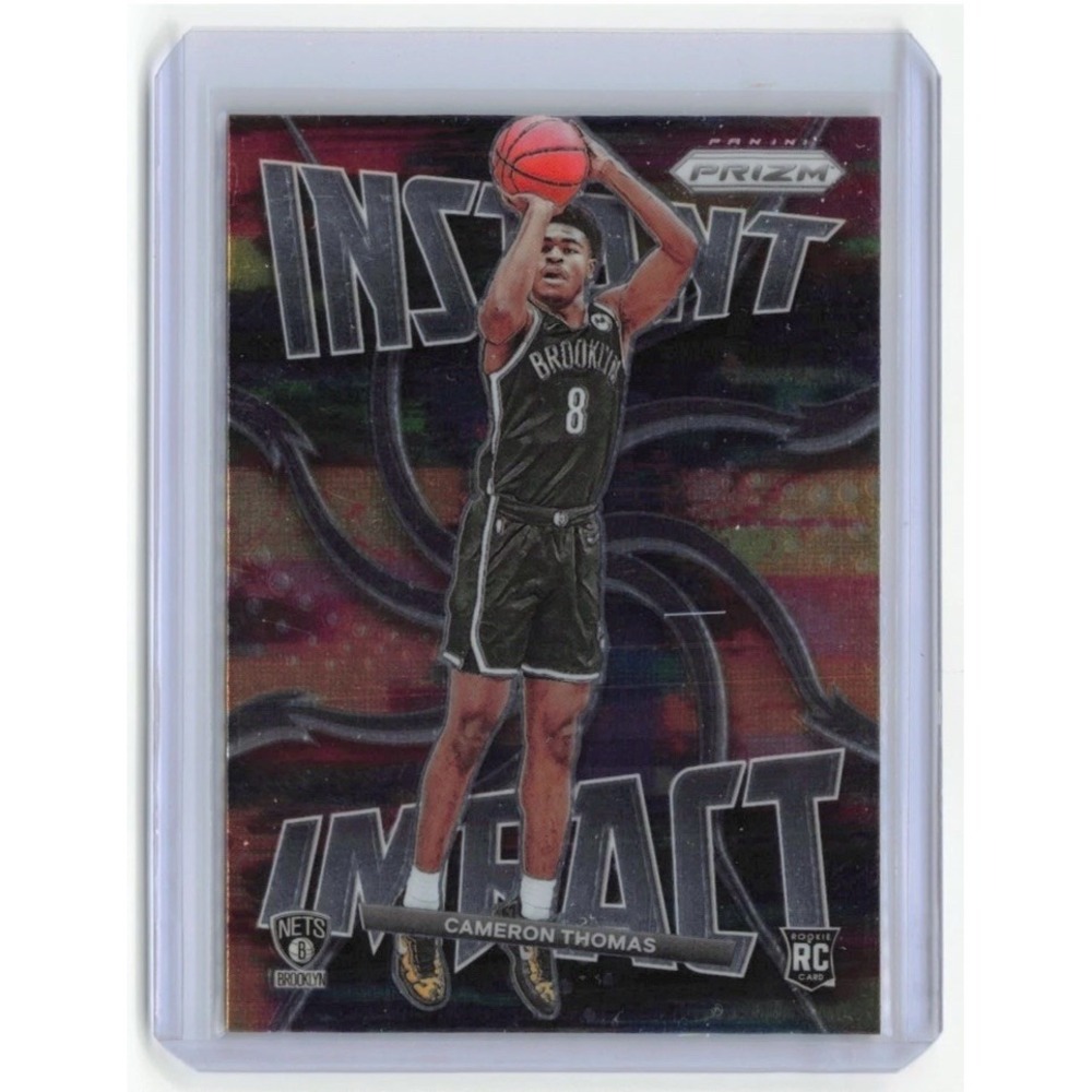2021-22 Panini Prizm Instant Impact Cameron Thomas RC Brooklyn Nets #2